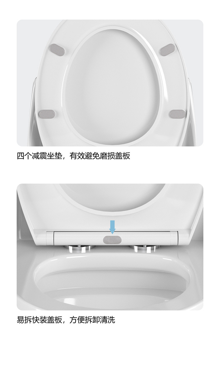 Chaozhou bathroom egg-shaped toilet household toilet anti-freezing super vortex siphon super strong flushing force household bathroom toilet undefined