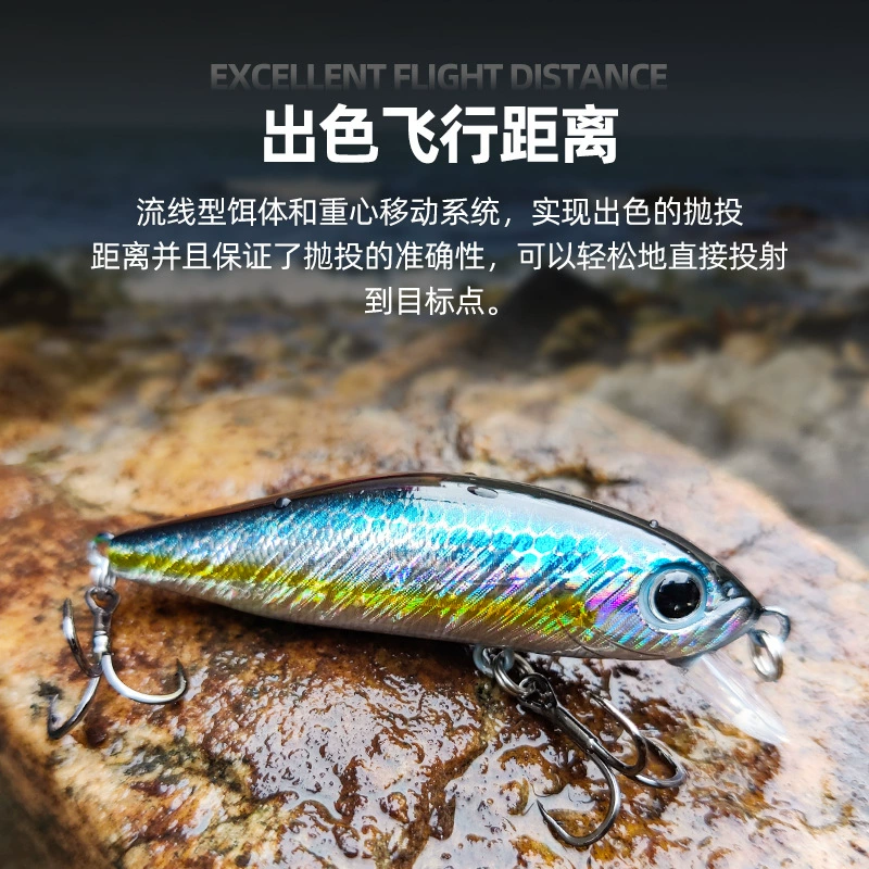 Новая приманка Luya Mino 5g 58mm Floating Mono Bass lip-up hard bait fake bait, Mino