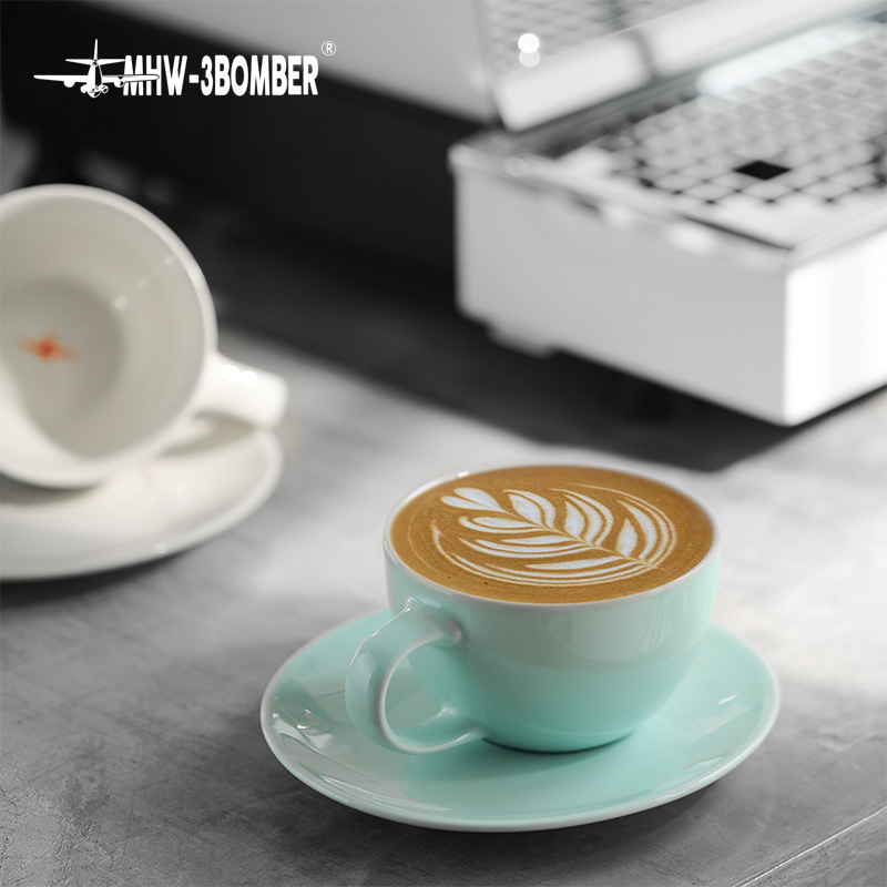 MHW-3BOMBER bomber coffee cup Mars cup ceramic cup latte cup pull flower cup suit 300ml MHW-3BOMBER bomber coffee cup Mars cup ceramic cup latte cup pull flower cup suit 300ml