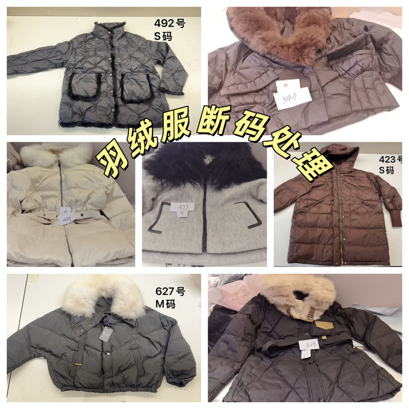 Special Clearance Sale: Women's Winter Thickened Warm down Jacket with Stand Collar, Short Style, White Duck Down, Suitable for Petite Sizes Special Clearance Sale: Women's Winter Thickened Warm down Jacket with Stand Collar, Short Style, White Duck Down, Suitable for Petite Sizes