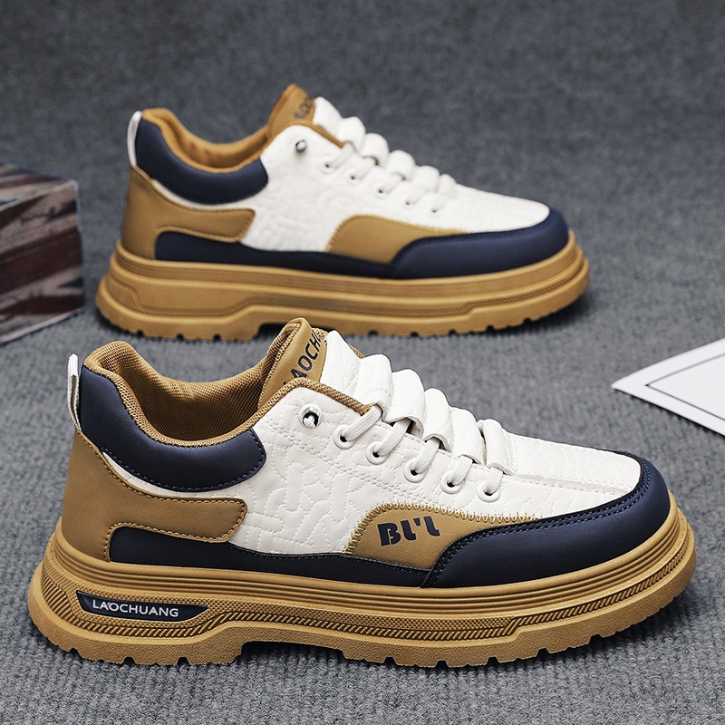 Zapatos de moda Martin para hombres británicos retro zapatos de skate otoño 2024 nuevos zapatos deportivos casuales bajos para hombres