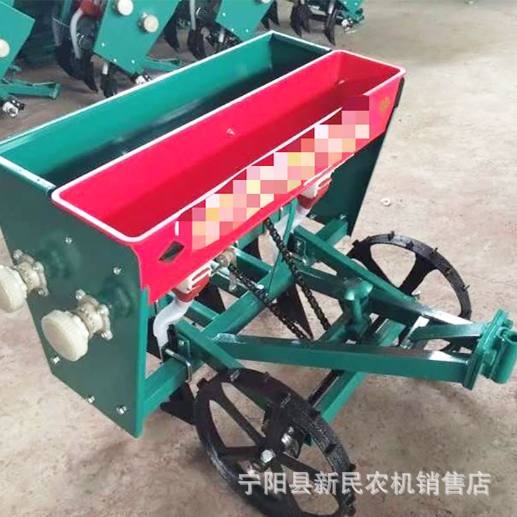 4行小麦播种机带施肥箱一次完成播种施肥可播大豆玉米豌豆薏米