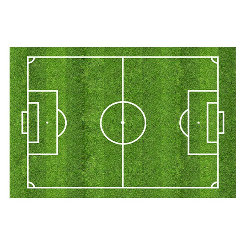 Serie de fútbol transfronterizo alfombra alfombra infantil campo de juego dormitorio alfombra de cama decoración de juegos alfombra alfombra sala de estar