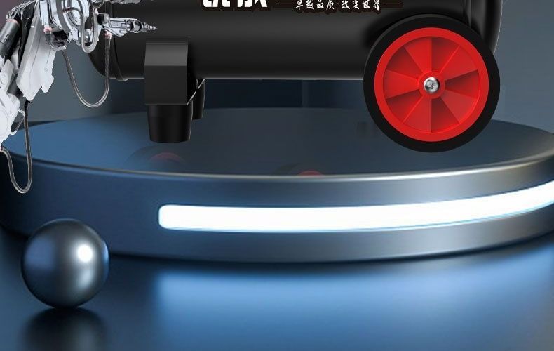Ruicheng Air Pump Air Compressor Small Air Compressor Oil-Free Silent 220V Woodworking Spray Paint Air Pump