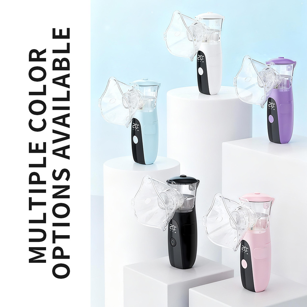 Atomizador hidratante para ojos, máquina todo en uno, atomizador portátil para el hogar, limpieza automática, carga USB integrada, pantalla LED