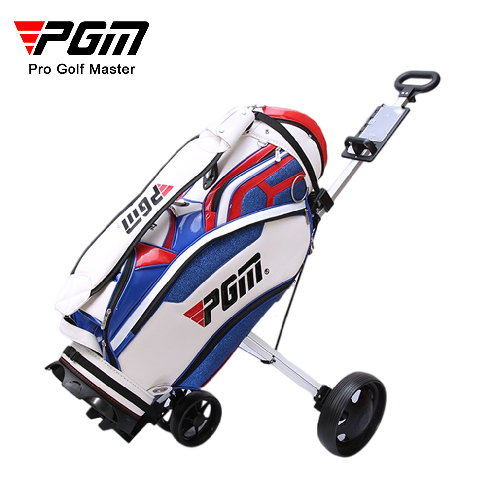 PGM suministro directo de fábrica Golf carrito de golf de tres ruedas carrito de golf de cuatro ruedas plegable suministros del campo de golf