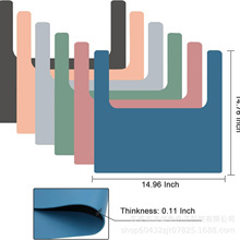 宝餐椅吃饭垫硅胶全包宜家垫儿童桌椅硅胶软桌垫儿童硅 胶餐椅垫
