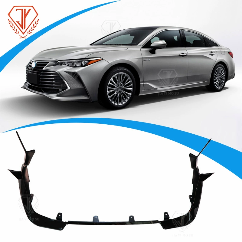 Передний сплиттер (обвес) для Toyota Avalon TRD, 4 секции, 2019, противоударный, материал ABS