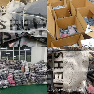 SHEIN杂款跨境外贸款出口小衫背心吊带连衣裙套装女外贸货源批发