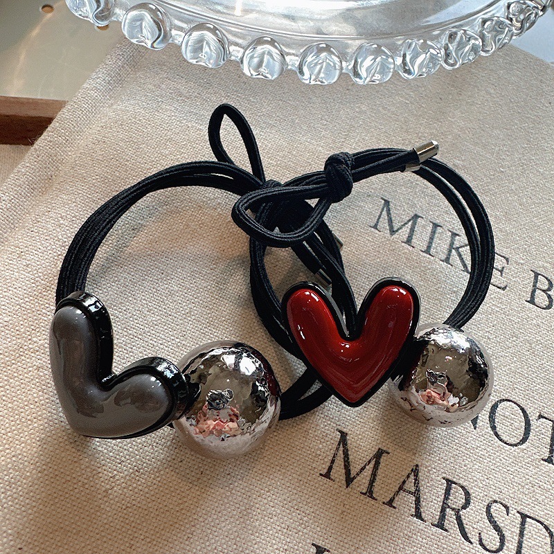 All Seasons Season Casual Women's Heart Shape Alloy Hair Tie
