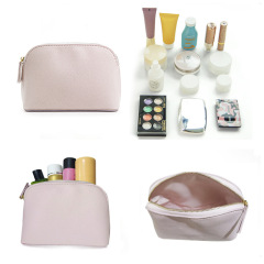 2024 New Cosmetic Bag High-end Textured Leather Shell Clutch Exquisite Dinner Portable Storage Cosmetic Bag