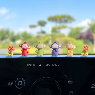 Style Home Accessories Ornaments | Car ornaments - multiple-options-available-see-details-page-4-cute-little-thread-babies-2-rich-flower-potted-plants-free-traceless-stickers