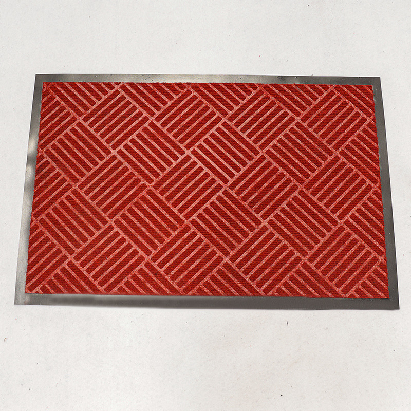 다이아몬드 패턴 버건디 바닥매트는 미끄럼 방지 및 내마모성(PVC 시트)