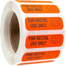 500����ǩRectal use 0.375" x 1.5"ר������ճ�����Ʊ�ǩ��ֽ