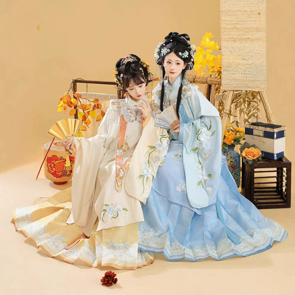 Оригинальное платье Hanfu Ming с воротником