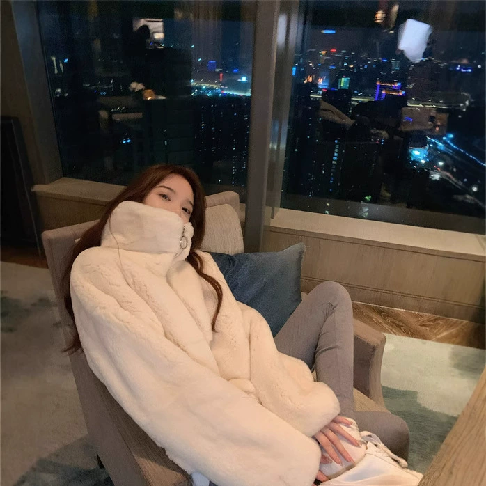Demi-season short down jacket, coat, increased thickness