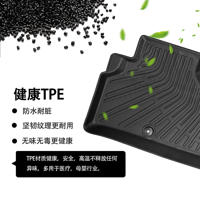 Aplicable a 24 Kia EV3 3D todo el tiempo TPE cojín de piso cojín de colateral