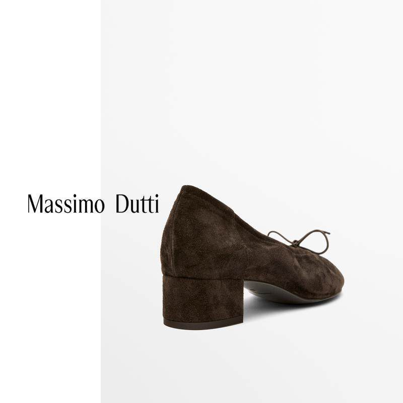 Brown, suede