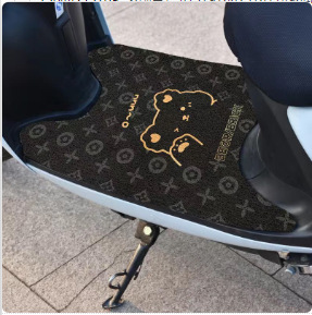 Suitable for Yadi Modern Electric Vehicle Foot Pads, Non-Slip Battery Vehicle Foot Pads, Wire Rings, Dust-Proof and Waterproof Foot Pads