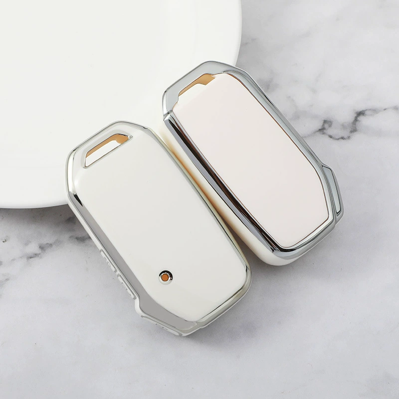 Набор ключей Kia подходит для умного бега K2/K3/K4/K5 Freddy/Lion, чехол для ключей из ТПУ с серебристым краем