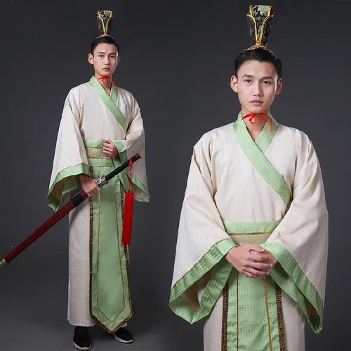 Hanfu male ancient costume scholar girdle Han Dynasty simple gentleman men's simple and elegant official Tang Dynasty Warring States stage drama