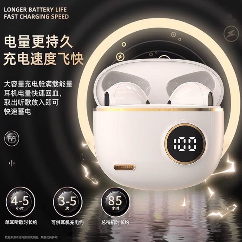 S190 fuente de fábrica mayorista de juegos de música inalámbrica auriculares Bluetooth deportivos eléctricos realmente en el oído pantalla de reducción de ruido