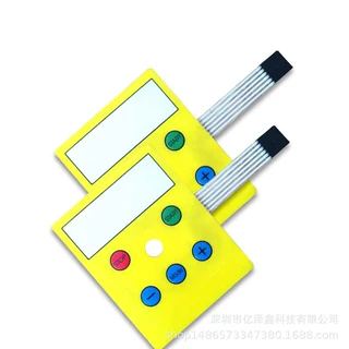 订做薄膜开关按键面板面贴PVCPET仪表仪器医疗定制工业定制耐用