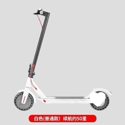 portable ride-on balance vehicle, Qatlanan elektrik skuterlər - 36v-app3c-motorexplosion-proof-tiresautomotive-battery-cells10a-approximately-50-miles-white