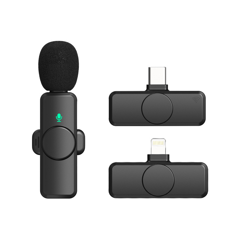 無線領(lǐng)夾麥克風(fēng)直播戶外吃播抖音網(wǎng)紅短視頻領(lǐng)夾式麥克風(fēng)跨境專供
