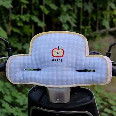 Apple Electric Car Child Seat: Elektromobil üçün bamper qoruyucu yastıqlar - blue-4323cm