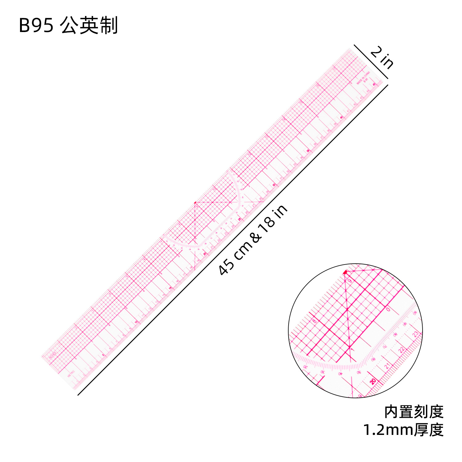 Regla de patronaje para costura, placa proporcional de impresión, herramienta multifuncional para corte curvo y confección de ropa
