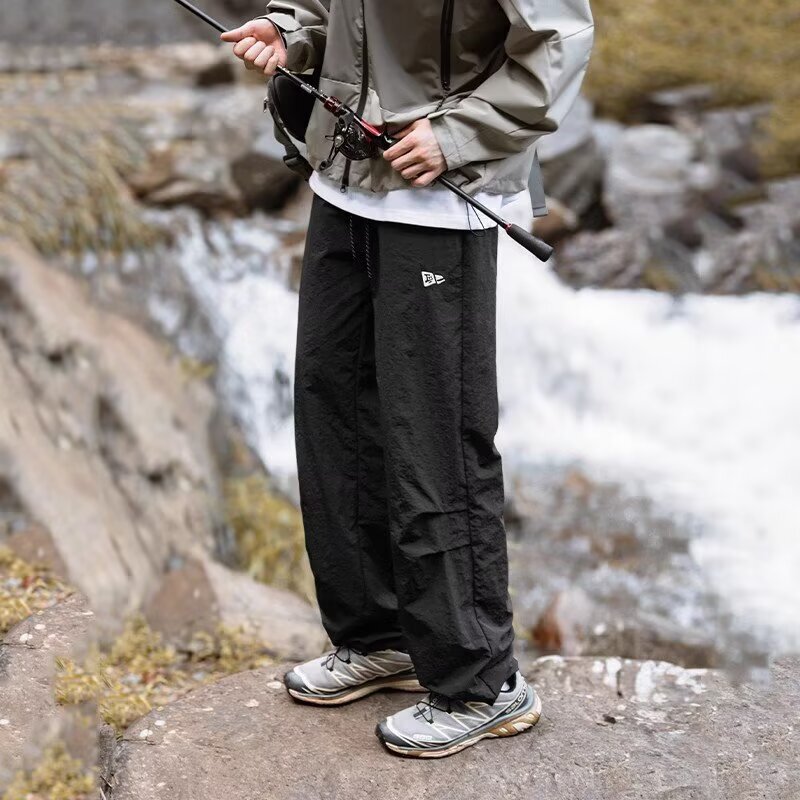 山系防水登山长裤夏季直筒男士速干冲锋裤薄款裤子工装裤伞兵男裤|undefined