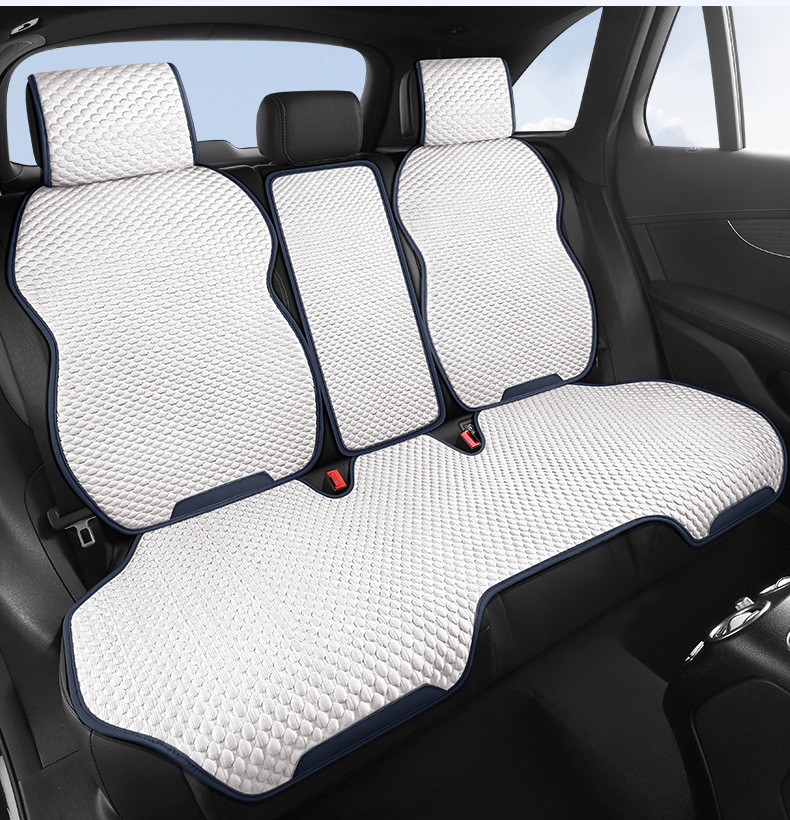 Suitable for Car Seat Cushions, Universal Seat Cushions for All Seasons, Single-Piece Summer Ice Silk Seat Cushions, Half-Pack Seat Covers for the Car