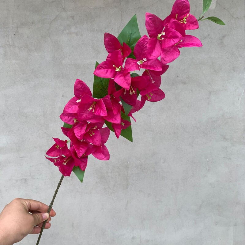 仿真三角梅外贸假花拍摄装饰仿真花吊顶三角梅婚庆装饰单枝三角梅|undefined