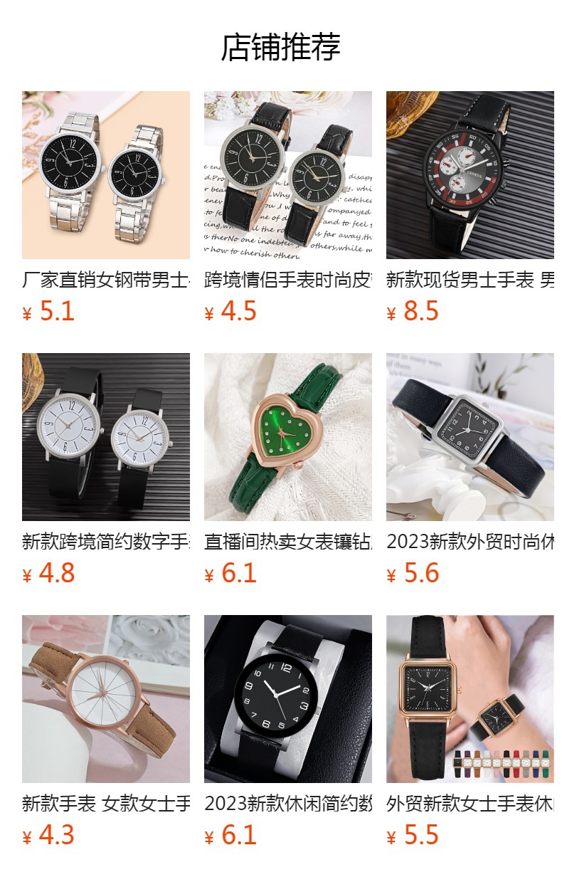 预览状态下无法点击,发布后,可点击跳转到对应的商品页面