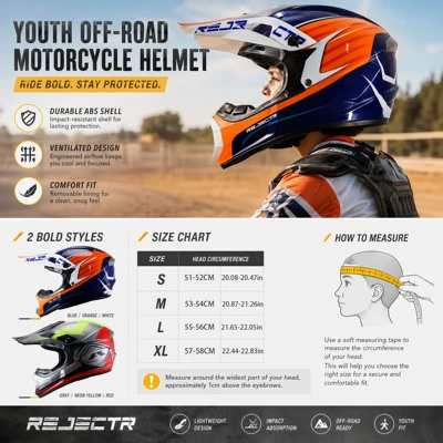 Teenager mountain off-road: Motorcycle Safety Supplies