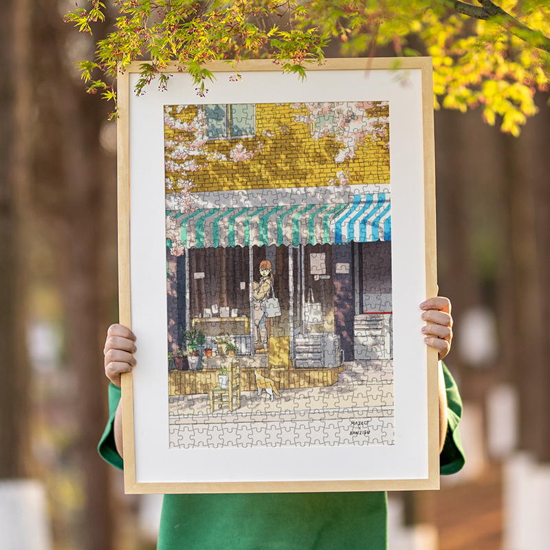 Solid wood puzzle three-dimensional 32-inch photo frame wall hanging 1000 pieces 2000 large frame 70cm × 50 mounting frame custom 90 Solid wood puzzle three-dimensional 32-inch photo frame wall hanging 1000 pieces 2000 large frame 70cm × 50 mounting frame custom 90