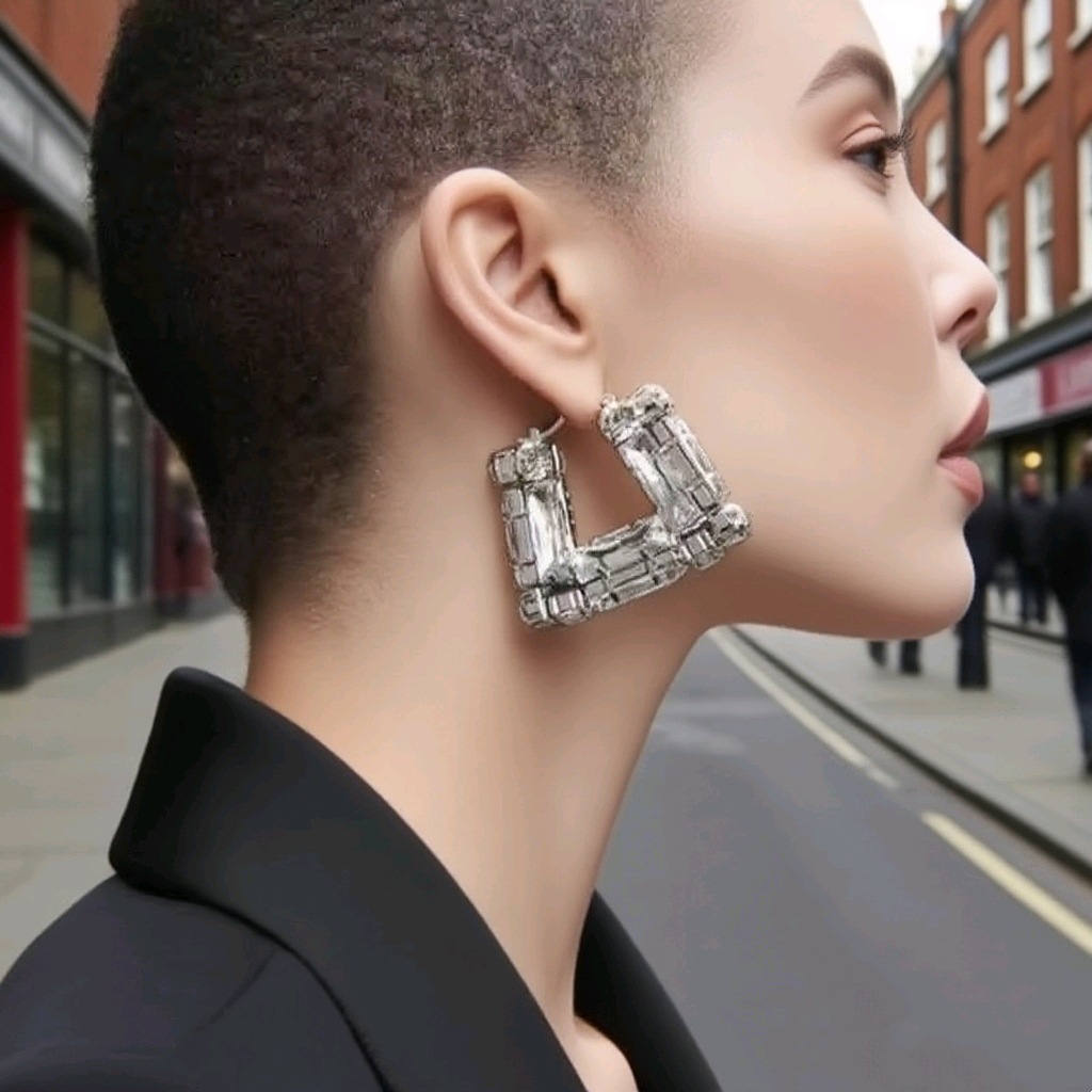 Elegant Retro Hoop Earrings With Niche European Design_voghion.com
