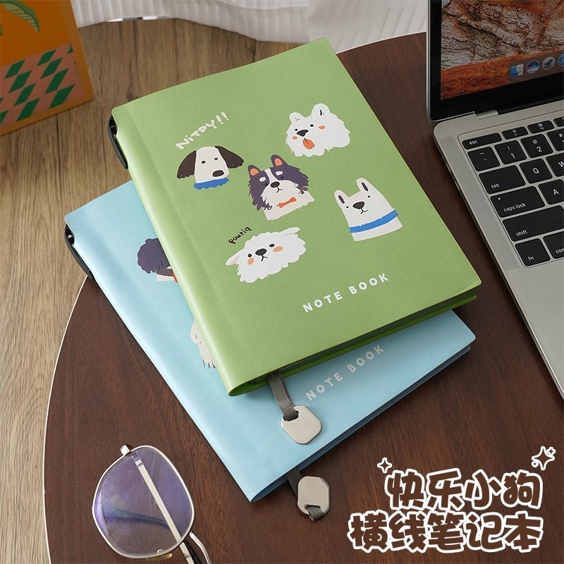可拍原创猫咪插画笔记本本子定制 ins风可爱卡通手账本记事本批发|undefined