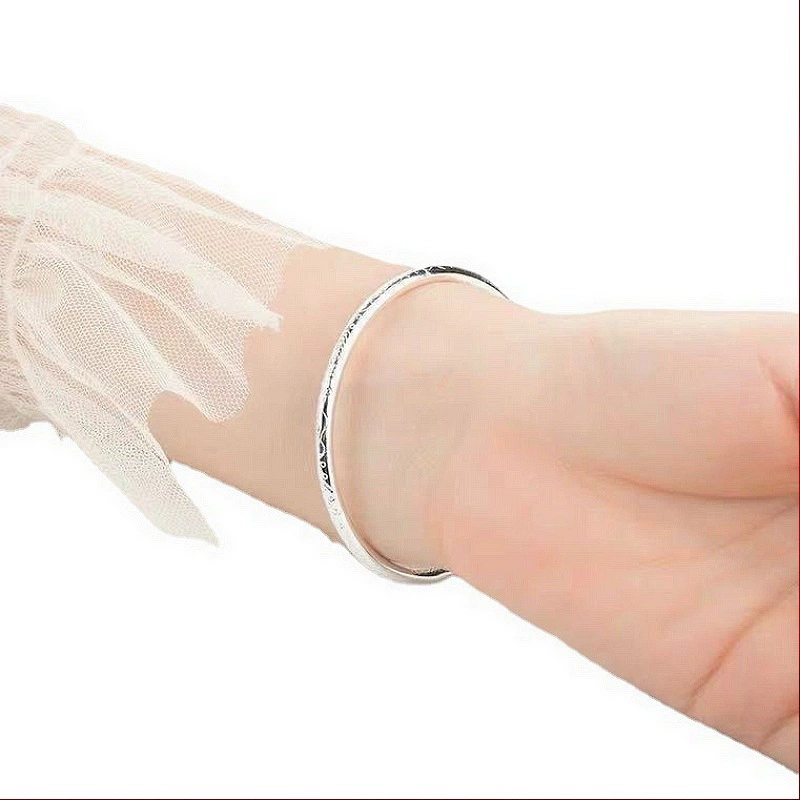 Bracelet, silver-tone boho bracelet with copper and sand-plated gold options, simple elegant design