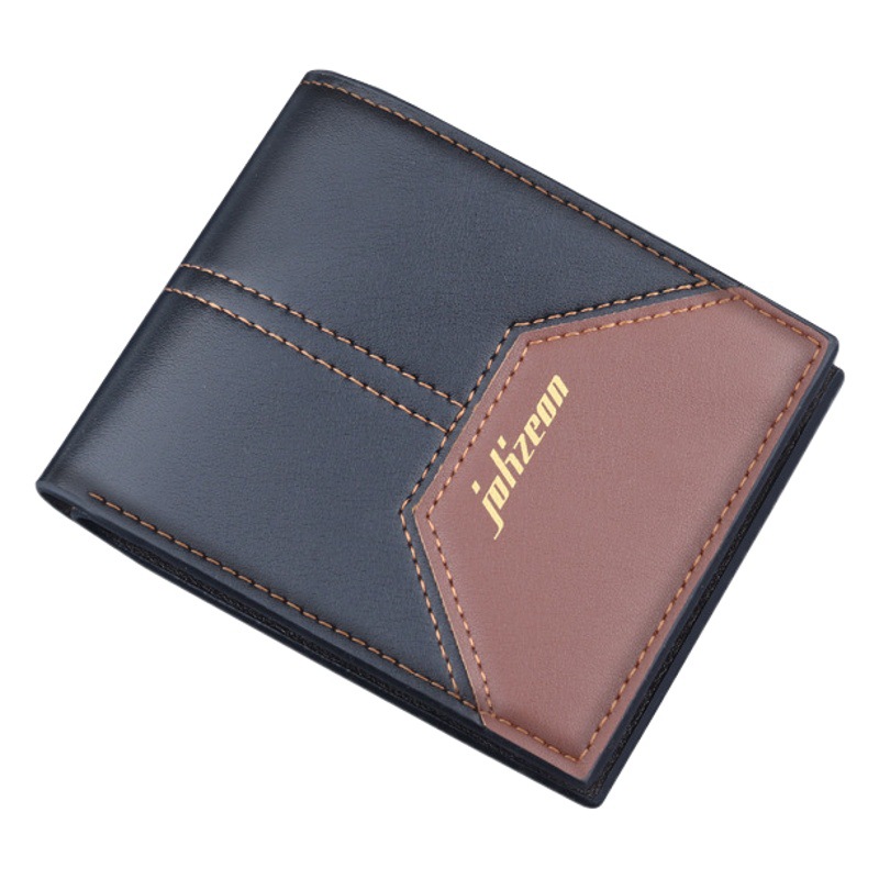 Cartera corta titular de la tarjeta de los hombres cartera corta integrada titular de la tarjeta de los hombres con cremallera cartera corta monedero de los hombres