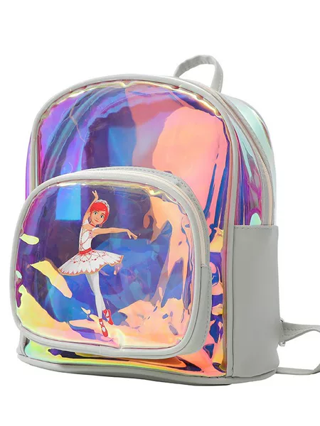 Colorful Kidsren's Dance Bag Ballet Dance Backpack Large Capacity Backpack Dance Bag Printable Logo