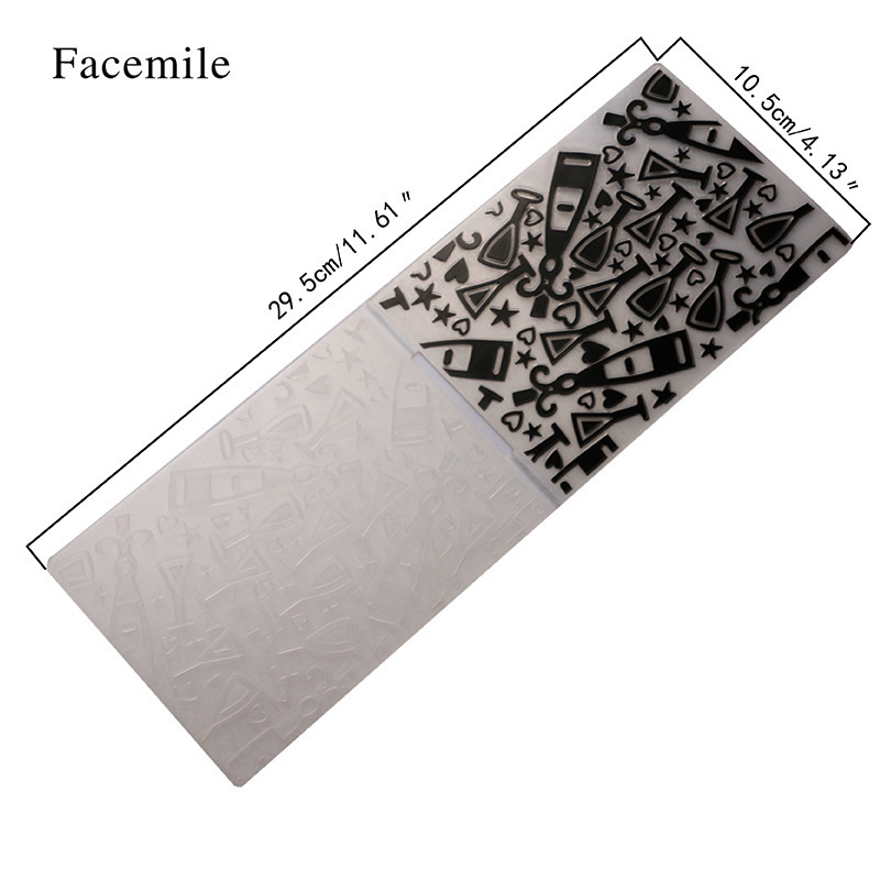 DIY9 piezas fondant cake decoración molde molino de viento flor estrella de cinco puntas árbol de amor Vid corteza de mariposa y otra plantilla de relieve