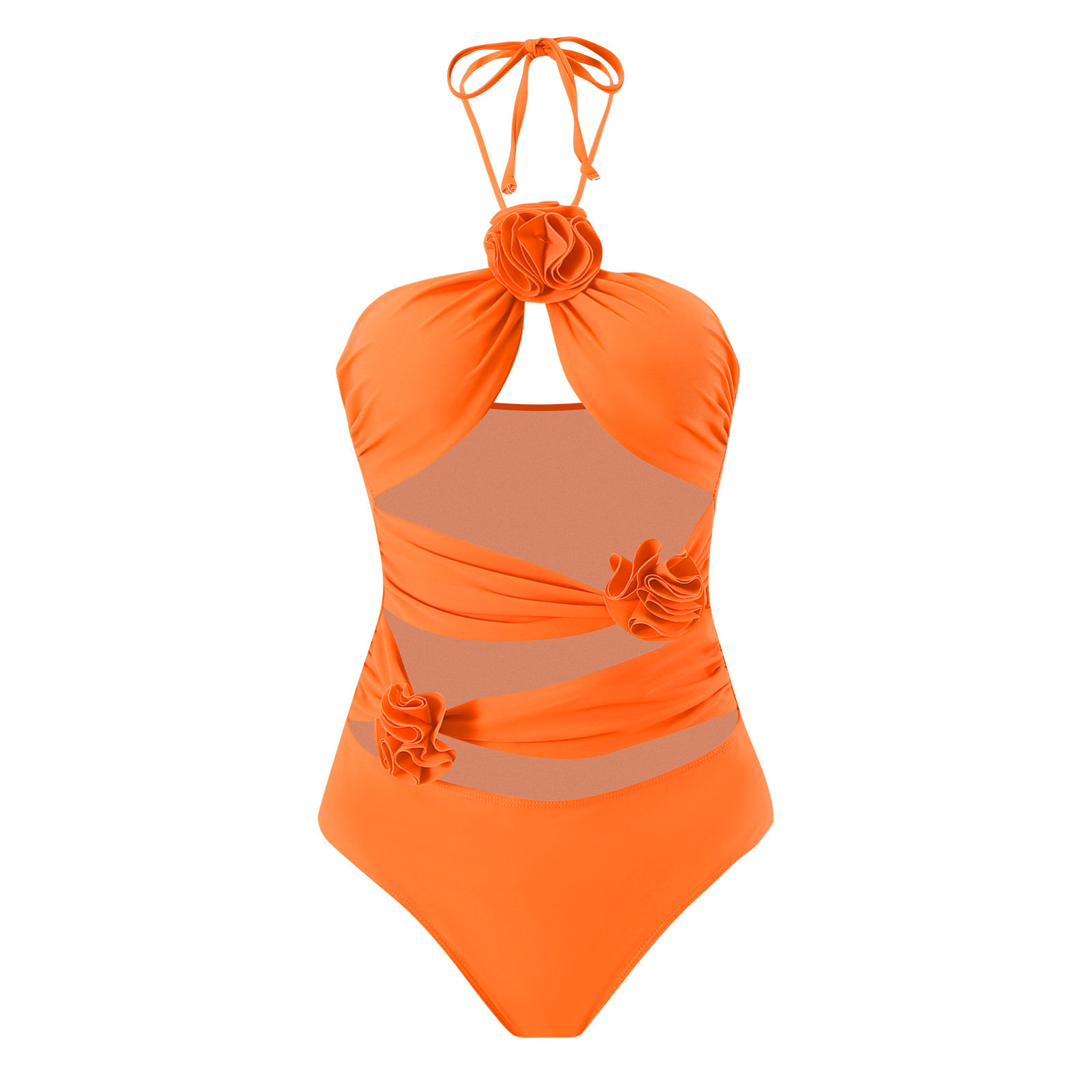 Femmes Élégant Style Classique Petites Fleurs Ensemble 2 Pièces Une Seule Pièce Maillots De Bain display picture 16