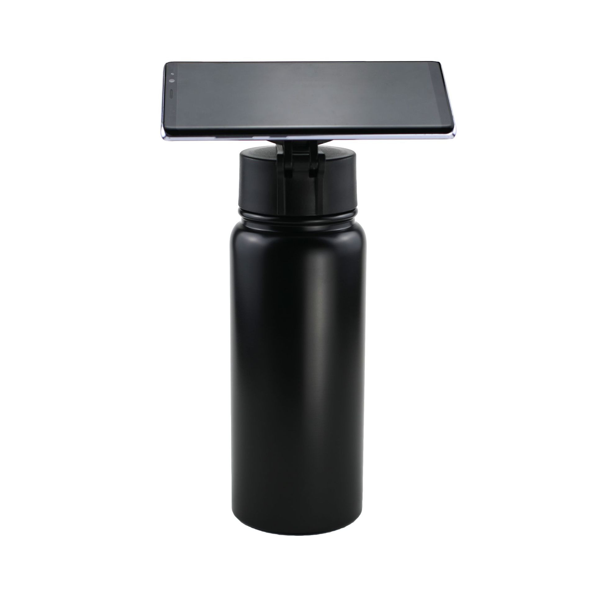 Transfronterizo 304 # soporte de teléfono celular de absorción magnética taza de agua hervidor espacial de acero inoxidable de doble capacidad taza de agua deportiva