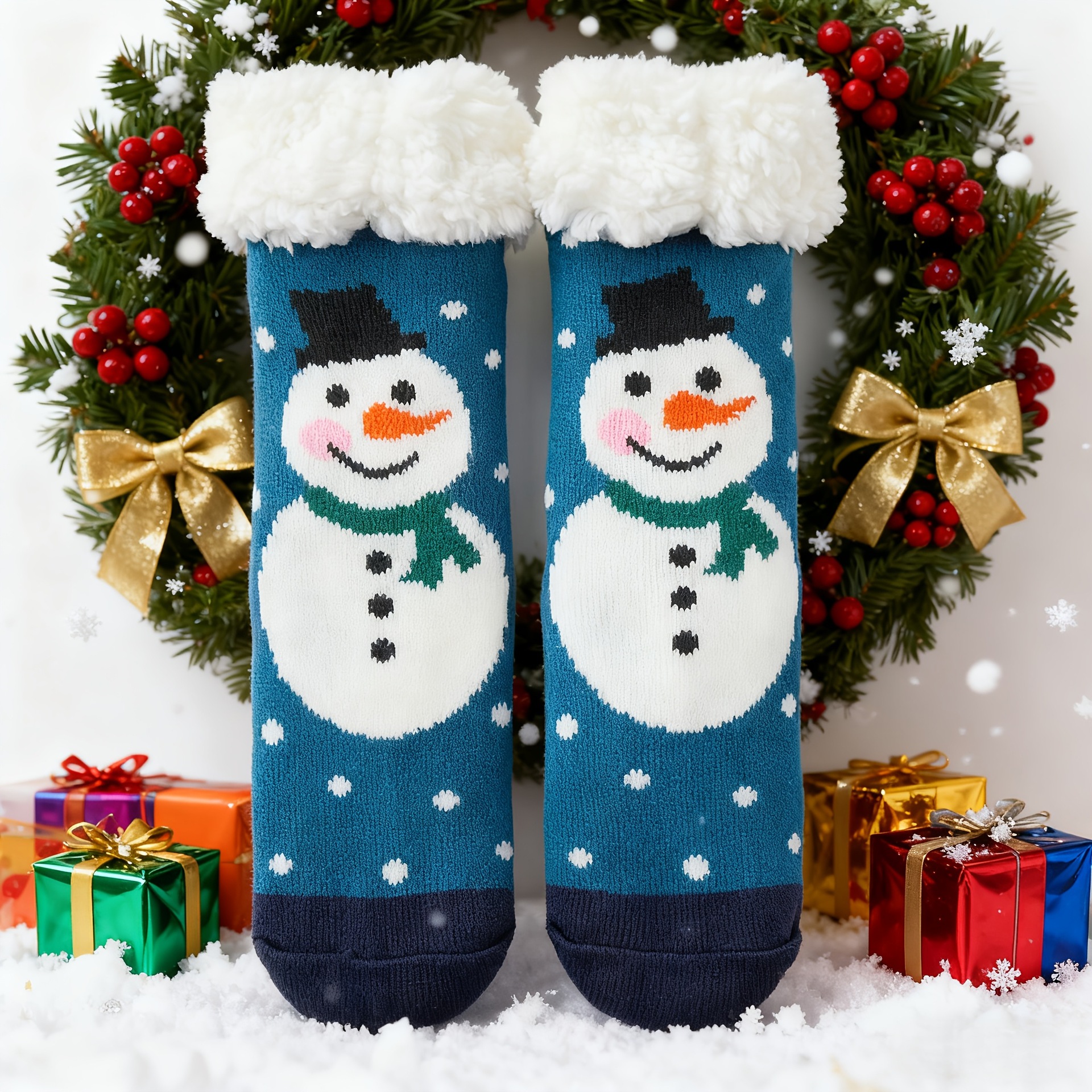 Muñeco de nieve navideño