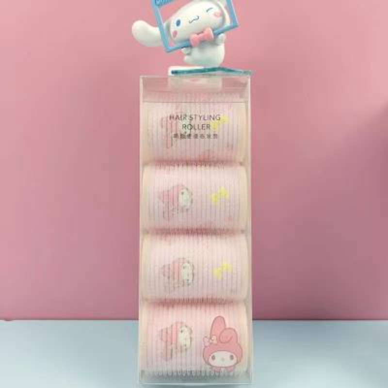 Hello Kitty Sanrio Curling Iron Air Bangs Fluffy Curling Magic Hair Accessory Curling Wand Curling Barrel Hair Clip