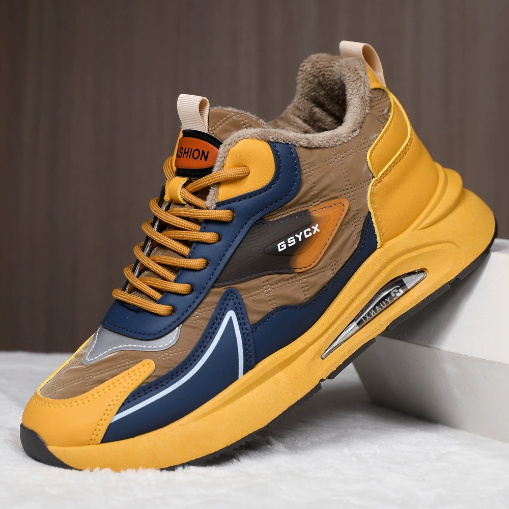 Хлопчатобумажные ботинки мужские зимние меховые ботинки