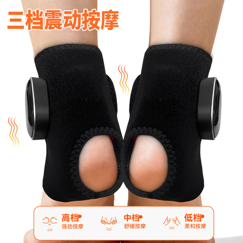 Nuevo masajeador de tobillo de luz roja masajeador de pies de compresión caliente vibración calor articulación pedoterapia transfronteriza