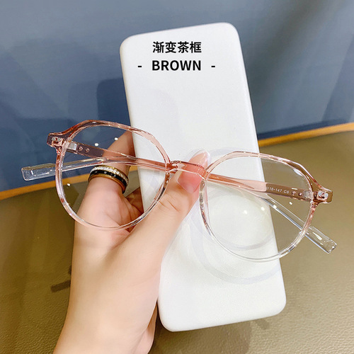 New style women's TR90 glasses anti-blue light frame fashion plain optical frame factory wholesale glasses frame men's glasses frame